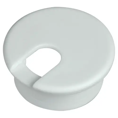 Grommet, Plastic 1 1/2" 38.00 mm press-fitting, White, (1 1/2") diameter 38mm White Grommet, Plastic 1 1/2" 38.00 mm press-fitting, White, (1 1/2") diameter 38mm White