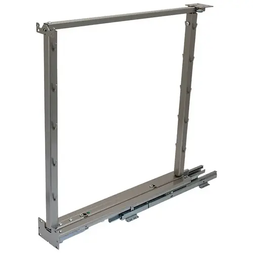 Dispensa Base Pull Out Frame, Frame, 60 lbs. max with Soft Close Frame with 5 tray positions Height: 670 - 812 mm (26 3/8" - 32"), 5 tray positions, champagne Champagne Dispensa Base Pull Out Frame, Frame, 60 lbs. max with Soft Close Frame with 5 tray positions Height: 670 - 812 mm (26 3/8" - 32"), 5 tray positions, champagne Champagne