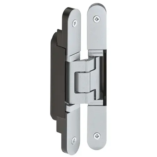 Concealed Hinge, TECTUS TE 240 3D 3D adjustable, size 155 mm, Satin chrome look (F1) Silver colored, powder coated Concealed Hinge, TECTUS TE 240 3D 3D adjustable, size 155 mm, Satin chrome look (F1) Silver colored, powder coated