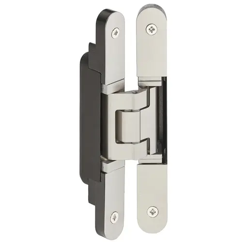 Concealed Hinge, TECTUS TE 240 3D 3D adjustable, size 155 mm, Satin nickel look (F2) New silver colored, satin-finish, powder coated nickel plated