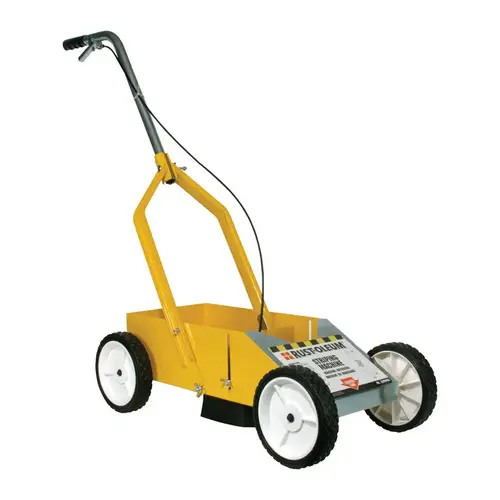 Striping Machine 13" W X 32" L Black/Yellow Plastic/Steel Black/Yellow Striping Machine 13" W X 32" L Black/Yellow Plastic/Steel Black/Yellow