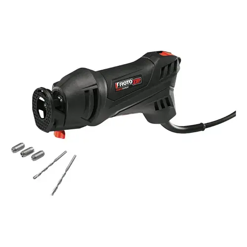 Spiral Saw, 5.5 A, 1 in Cutting Capacity, 1/8, 1/4 in Chuck, Keyed Chuck, 30,000 rpm Speed Black Spiral Saw, 5.5 A, 1 in Cutting Capacity, 1/8, 1/4 in Chuck, Keyed Chuck, 30,000 rpm Speed Black
