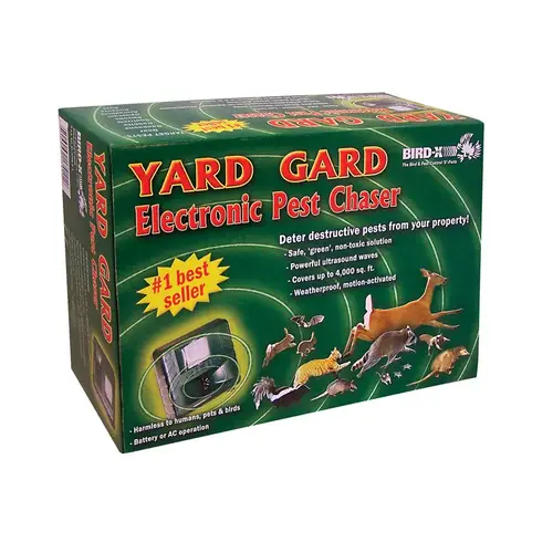 Yard Gard Ultrasonic Animal Repeller, Ultrasonic, 6-3/4 in L