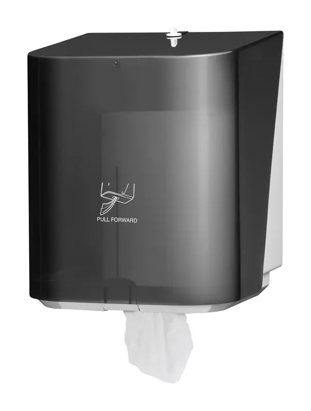 Kimberly-Clark 7.8 Diameter Roll Gray Paper Towel Dispenser - 7.8 Diameter Roll Capacity - 12.5 Overall Length - 10 Width 09335
