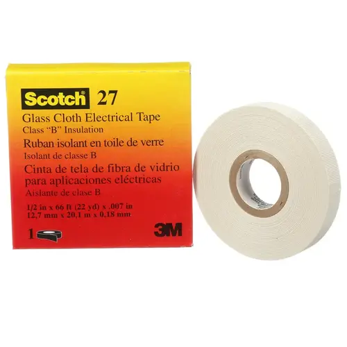 White Cloth Tape - 3/8" Width x 60 yd Length - 7 mil Thick White Cloth Tape - 3/8" Width x 60 yd Length - 7 mil Thick