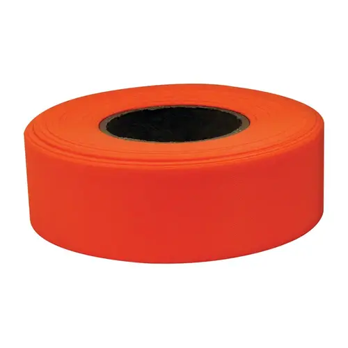 Flagging Tape 50 ft. L X 1.18" W Plastic/PVC Orange Orange Flagging Tape 50 ft. L X 1.18" W Plastic/PVC Orange Orange