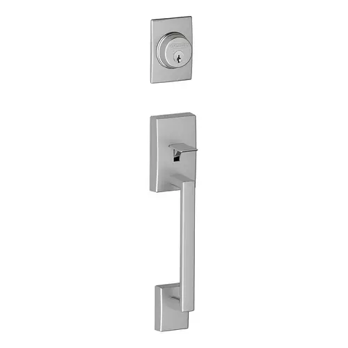 F92 Century Inactive Handleset Exterior, Satin Chrome F92 Century Inactive Handleset Exterior, Satin Chrome