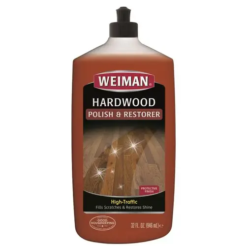 Weiman Products Hardwood Polish & Restorer, 32 Fluid Ounces - pack of 6 Weiman Products Hardwood Polish & Restorer, 32 Fluid Ounces - pack of 6