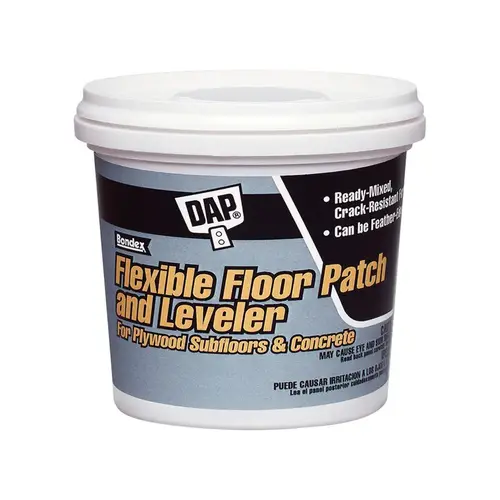 Patch and Leveler Bondex Flexible Floor Ready to Use Gray 1 gal Gray Patch and Leveler Bondex Flexible Floor Ready to Use Gray 1 gal Gray