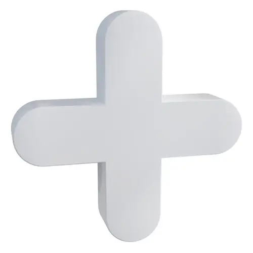 Traditional Flexible Tile Spacer, 0.11 in Thick, Plastic, White - pack of 300 Traditional Flexible Tile Spacer, 0.11 in Thick, Plastic, White - pack of 300