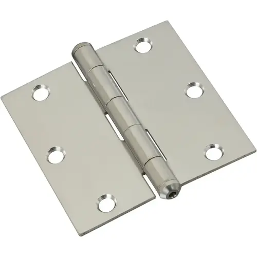 Door Hinge, Stainless Steel, Zinc, Non-Rising, Removable Pin, Full-Mortise Mounting, 50 lb Door Hinge, Stainless Steel, Zinc, Non-Rising, Removable Pin, Full-Mortise Mounting, 50 lb
