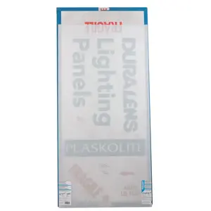 PLASKOLITE 1430084A 23-3/4 in. x 47-3/4 in. DURALENS Premium Grade Acrylic Lighting Diffuser Cracked Ice White