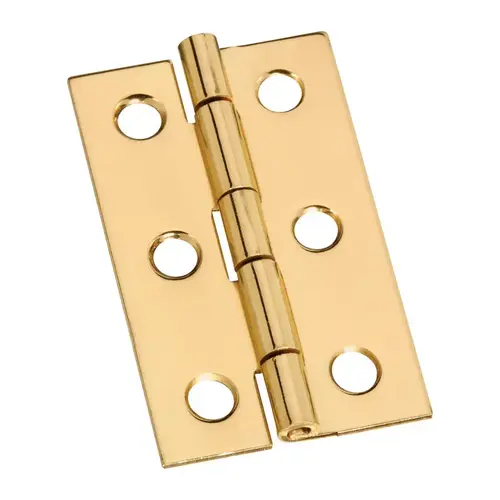 V1801 2" x 1-3/16" Hinge Solid Brass Finish V1801 2" x 1-3/16" Hinge Solid Brass Finish