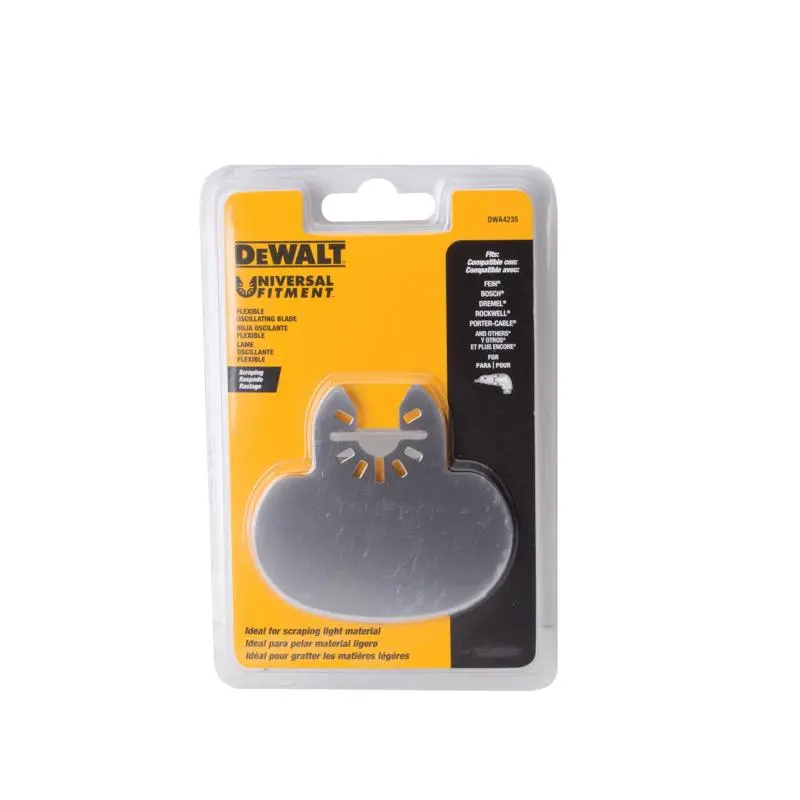DEWALT Oscillating Blade Universal Fitment Steel Wide Silver DWA4235 DEWALT Oscillating Blade Universal Fitment Steel Wide Silver DWA4235
