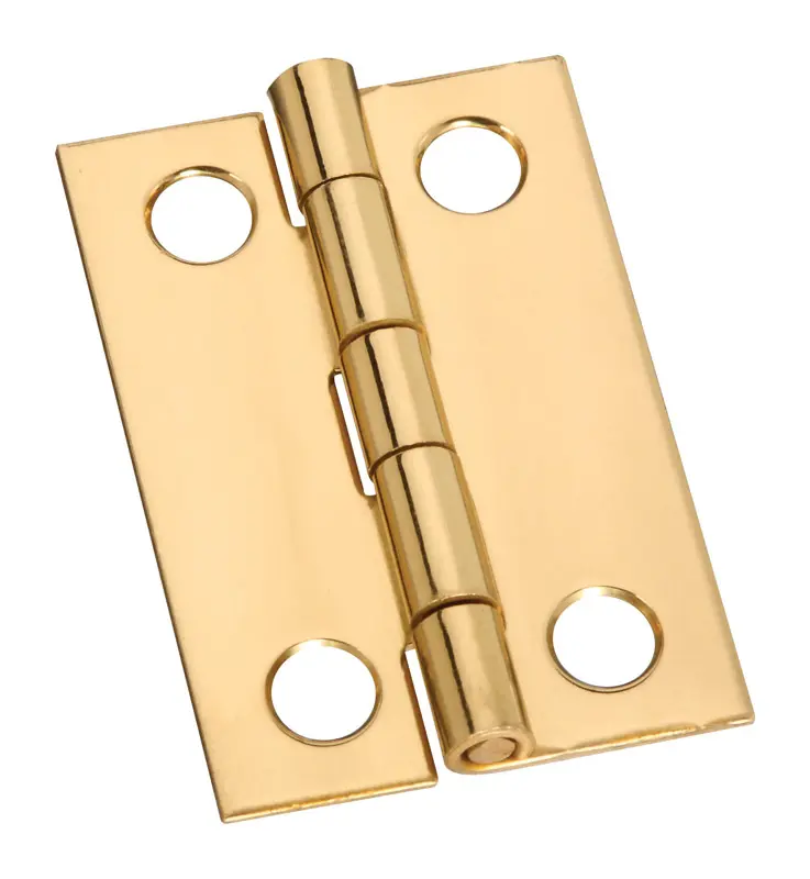 NATIONAL MFG/SPECTRUM BRANDS HHI Narrow Hinge 1-1/2 L Solid Brass Solid Brass Pair N211-292