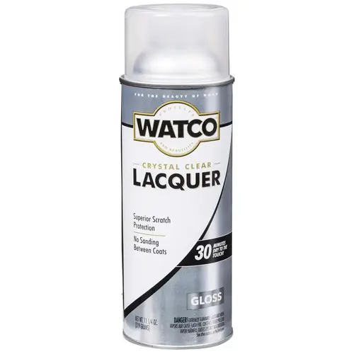 Lacquer Spray Paint, Gloss, Liquid, Clear, 11.25 oz, Aerosol Can - pack of 6 Lacquer Spray Paint, Gloss, Liquid, Clear, 11.25 oz, Aerosol Can - pack of 6