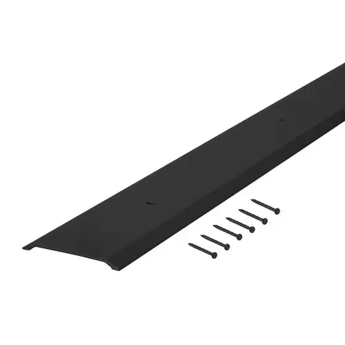 Flat Top Threshold 0.19" H X 1.75" W X 36" L Mill Aluminum Black Mill