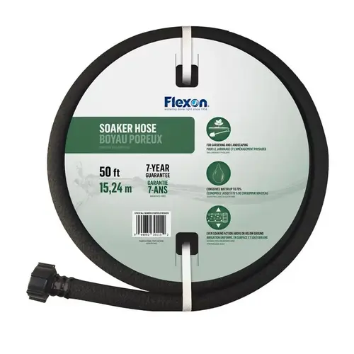Soaker Hose 1/2" D X 50 ft. L Medium Duty Professional Grade Black Soaker Hose 1/2" D X 50 ft. L Medium Duty Professional Grade Black