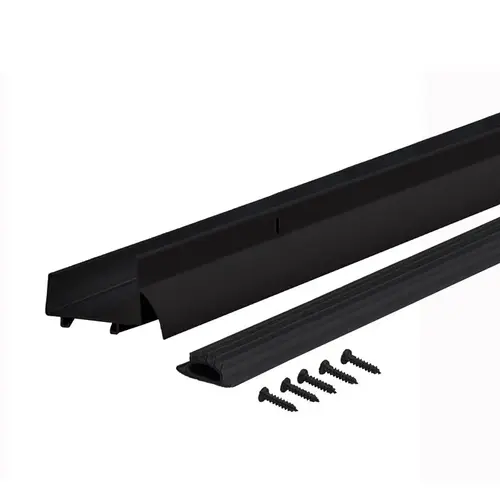 Door Bottom Black Aluminum For Doors 36" L X 1.75" Black Door Bottom Black Aluminum For Doors 36" L X 1.75" Black
