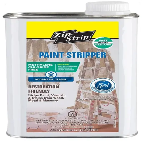 Zip-Strip Paint Stripper, Semi-Gel, 1-Qt. Zip-Strip Paint Stripper, Semi-Gel, 1-Qt.