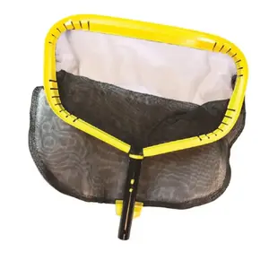 JED Pool Tools 40-387 Commercial Series Micro Mesh Deep Leaf Rake, Heavy-Duty Aluminum Frame