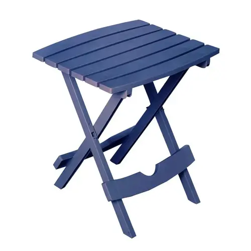 Side Table Quik-Fold Patriotic Blue Rectangular Resin Folding Patriotic Blue Side Table Quik-Fold Patriotic Blue Rectangular Resin Folding Patriotic Blue