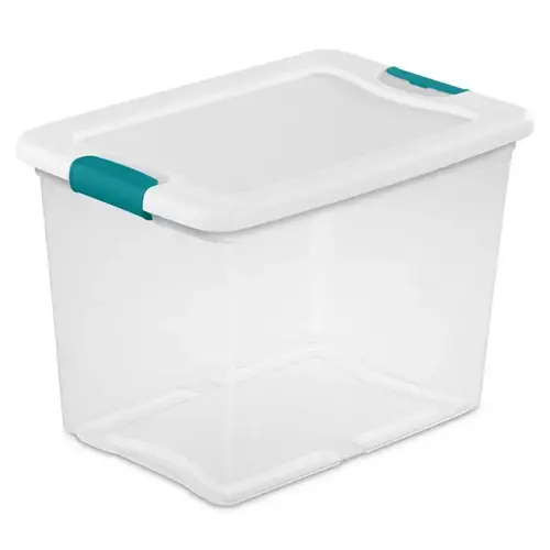 Latching Storage Box, 25-Qt. - pack of 6 Latching Storage Box, 25-Qt. - pack of 6