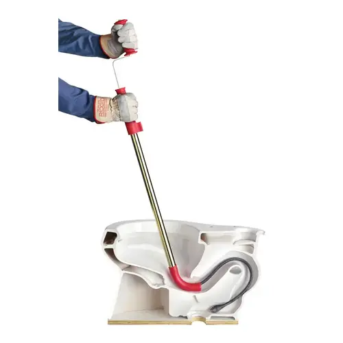 Toilet Auger, 500 RPM, 2 in to 4 in Pipe Diameter