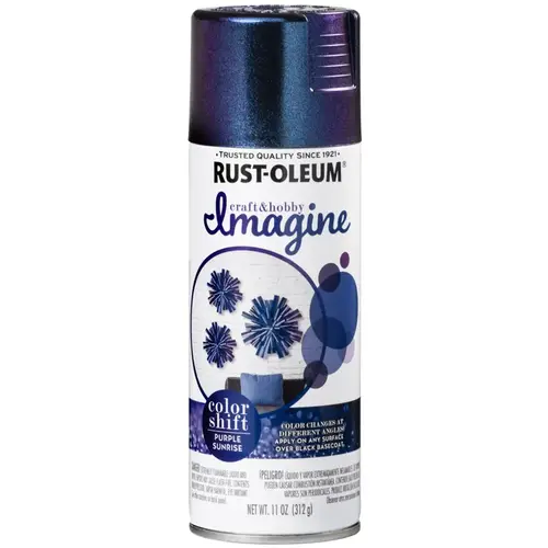 Imagine Craft & Hobby Spray Paint, Purple Sunrise, 11 oz, Aerosol Can Imagine Craft & Hobby Spray Paint, Purple Sunrise, 11 oz, Aerosol Can