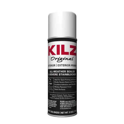 Original 13 oz. White Oil-Based Interior and Exterior Primer, Sealer, and Stain Blocker Aerosol