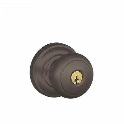 Schlage Residential F51AAND613Andover Knob with Andover Rose Keyed Entry Lock C Keyway with 16211 Latch and 10063 Strike Oil Rubbed Bronze Finish Schlage Residential F51AAND613Andover Knob with Andover Rose Keyed Entry Lock C Keyway with 16211 Latch and 10063 Strike Oil Rubbed Bronze Finish