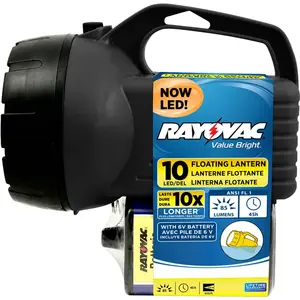 Rayovac BEPLN6V-BTA Floating Lantern - 85 Lumens - (1) 6V Batteries Included - EFL6V10LED-B Black