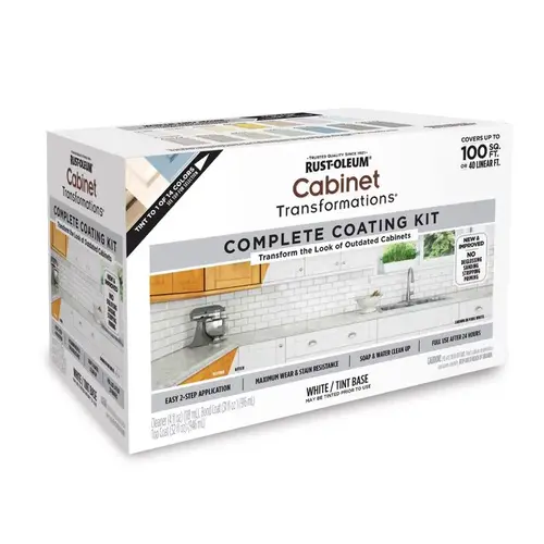 Cabinet Refinishing System Cabinet Transformations Satin White Tint Base Interior 1 qt White Cabinet Refinishing System Cabinet Transformations Satin White Tint Base Interior 1 qt White