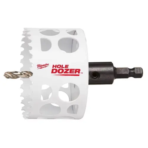 3 in. Hole Dozer Bi-Metal Hole Saw with 3/8 in. Arbor & Pilot Bit 3 in. Hole Dozer Bi-Metal Hole Saw with 3/8 in. Arbor & Pilot Bit