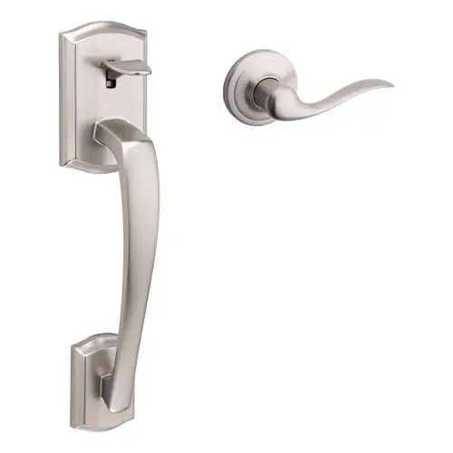 Entry Handleset Prescott Satin Nickel 1-3/4" Satin Nickel Entry Handleset Prescott Satin Nickel 1-3/4" Satin Nickel