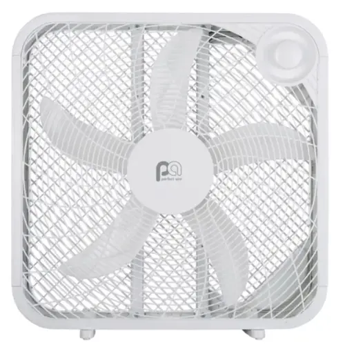Box Fan 20" H 3 speed White