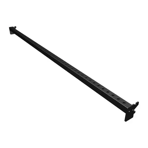 Display 2.375" H X 2.25" W X 48" L Black Cross Bar Metal Black Display 2.375" H X 2.25" W X 48" L Black Cross Bar Metal Black