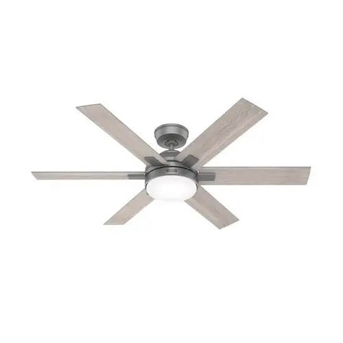 Ceiling Fan Georgetown 52" Matte Silver Integrated LED Indoor Matte Silver Ceiling Fan Georgetown 52" Matte Silver Integrated LED Indoor Matte Silver
