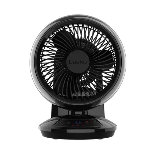 Air Circulator Fan 12.25" H 12 speed Oscillating Black/White