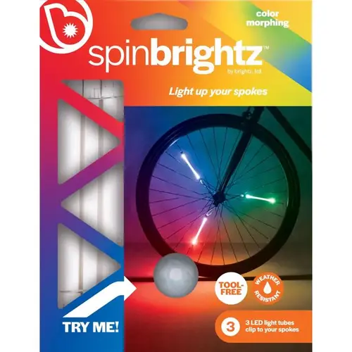 LED Bike Accessory Spin Multicolor ABS Plastics Multicolored