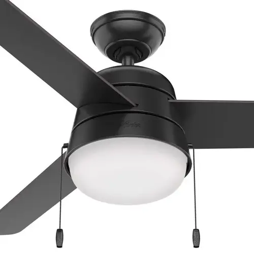 Ceiling Fan Aker 52" Matte Black LED Indoor and Outdoor Matte Ceiling Fan Aker 52" Matte Black LED Indoor and Outdoor Matte