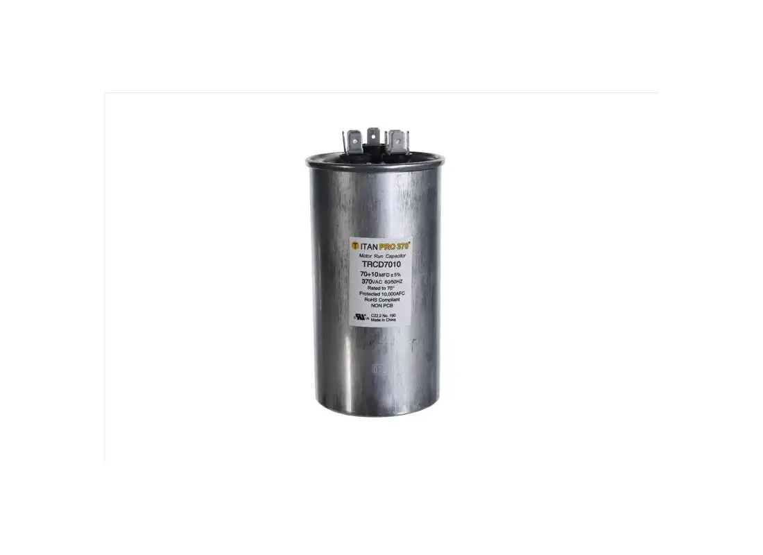 TITAN TRCD7010 Round Run Capacitor 70+10 MFD 370 V Buy Now