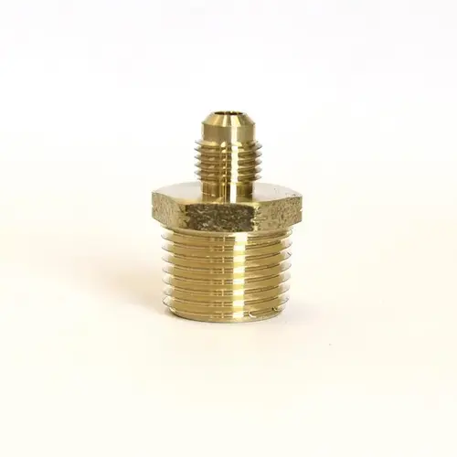 Adapter 1/4" Flare X 1/2" D MPT Brass