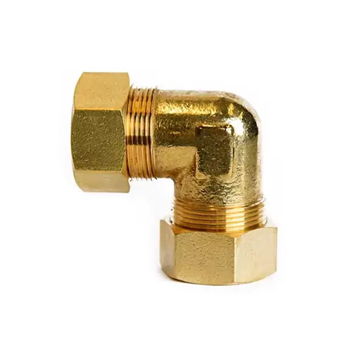 90 Degree Elbow 7/8" Compression X 7/8" D Compression Brass - pack of 5 90 Degree Elbow 7/8" Compression X 7/8" D Compression Brass - pack of 5