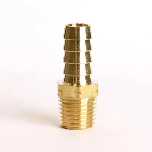 Adapter Brass 3/8" D X 1/4" D Gold - pack of 5 Adapter Brass 3/8" D X 1/4" D Gold - pack of 5