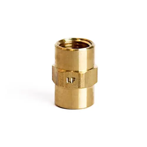 Coupling 1/8" FPT X 1/8" D FPT Brass