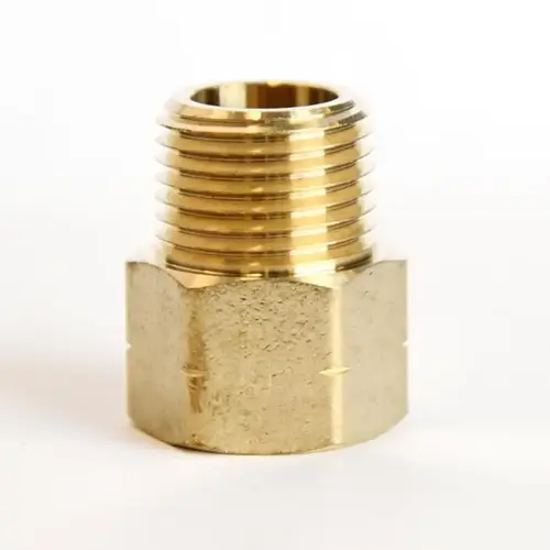 Coupling 1/2" FPT X 1/2" D MPT Brass - pack of 5
