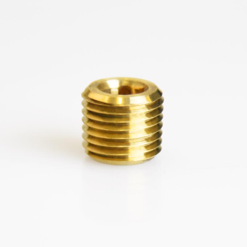 ATC 6JC120810701048 Counter Sunk Plug 1/4" MPT Brass