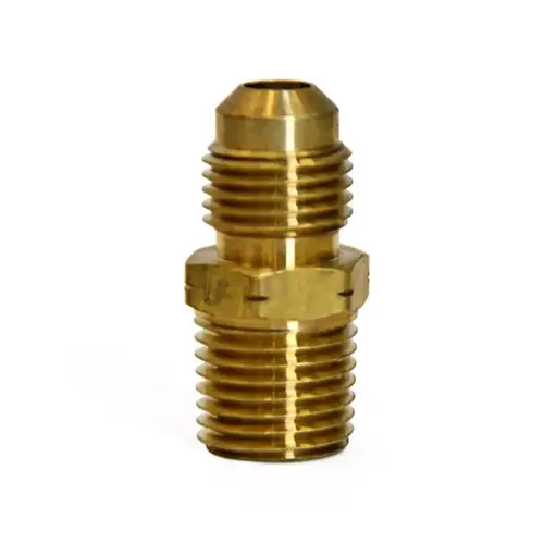 Adapter 5/16" Flare X 1/4" D Male Brass - pack of 5 Adapter 5/16" Flare X 1/4" D Male Brass - pack of 5