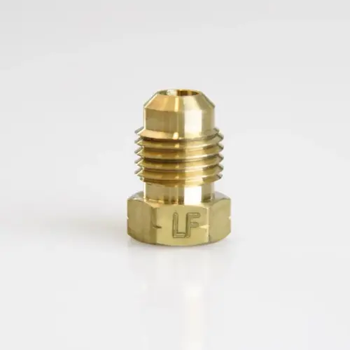 Hex Plug 1/4" Flare Brass - pack of 5 Hex Plug 1/4" Flare Brass - pack of 5